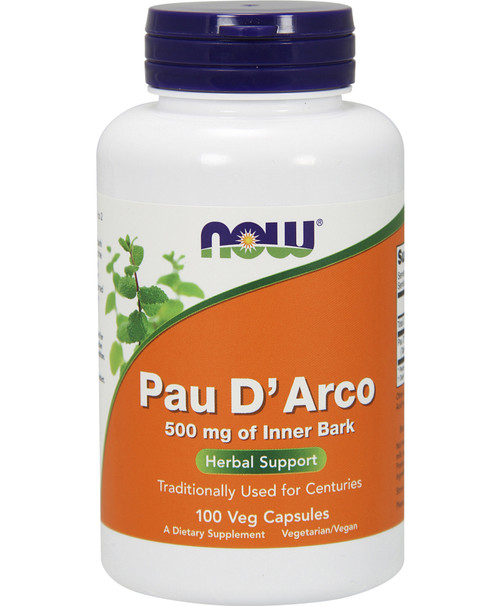 Pau D Arco 100 veggie capsules 500 milligrams