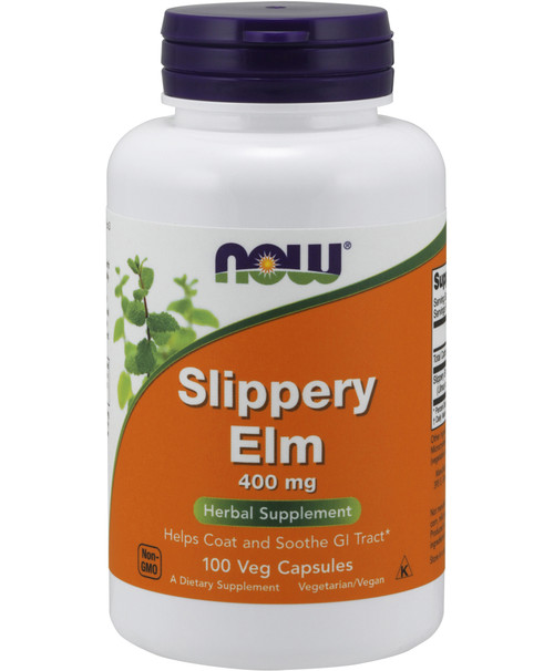 Slippery Elm 100 veggie capsules 400 milligrams