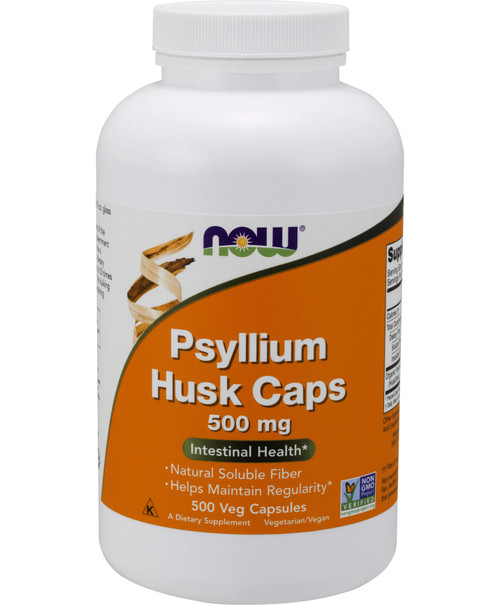 Psyllium Husk 500 veggie capsules 500 milligrams