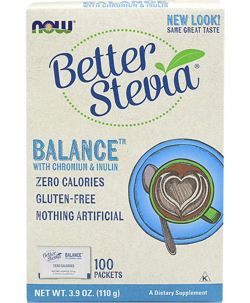 BetterStevia Balance with Chromium & Inulin 100 packets