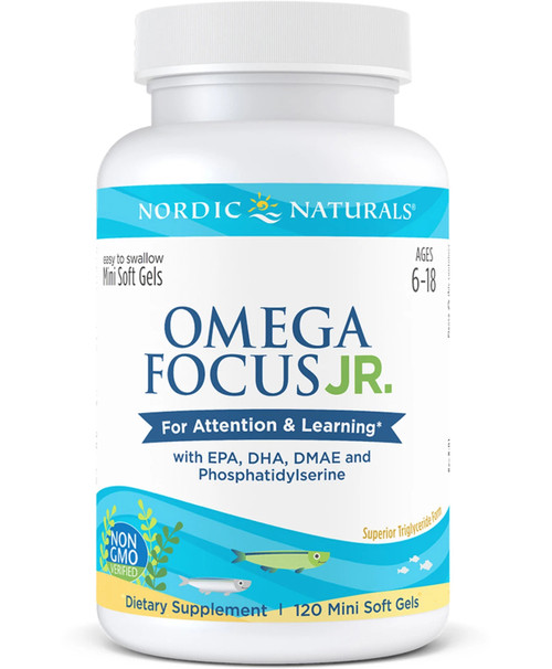 Omega Focus Junior 120 soft gels