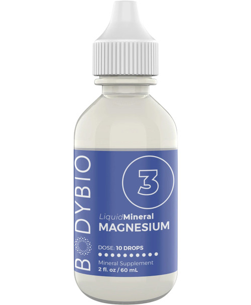 Magnesium 3 - Liquid Mineral 2 ounce 25 milligrams