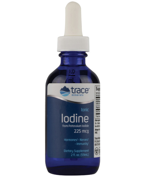 Liquid Ionic Iodine from Potassium Iodide 2 ounce 225 micrograms