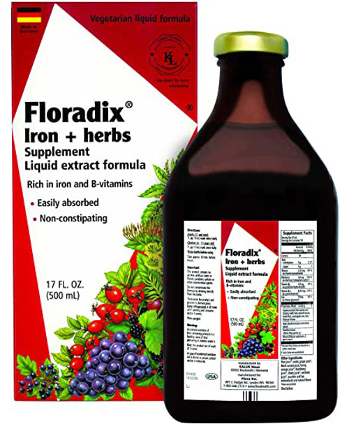 Floradix Iron + Herbs 17 ounce
