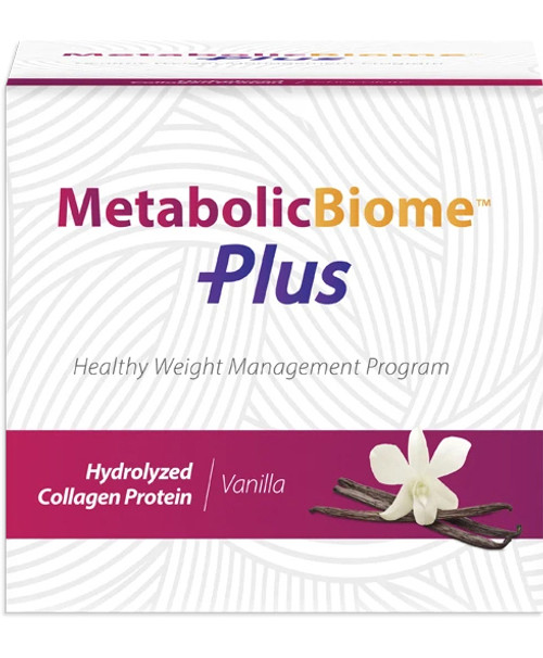 MetabolicBiome Plus 1 kit 7 day supply Grass-Fed Whey Vanilla