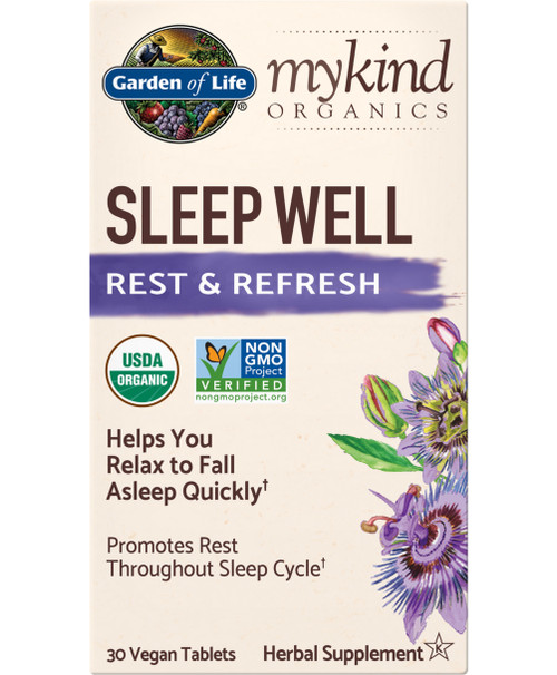 mykind Organics Sleep Well 30 veggie tablets