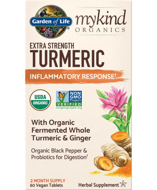 mykind Organics Turmeric Extra Strength 60 veggie tablets