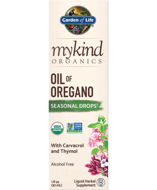 mykind Organics Oil of Oregano Seasonal Drops 1 ounce