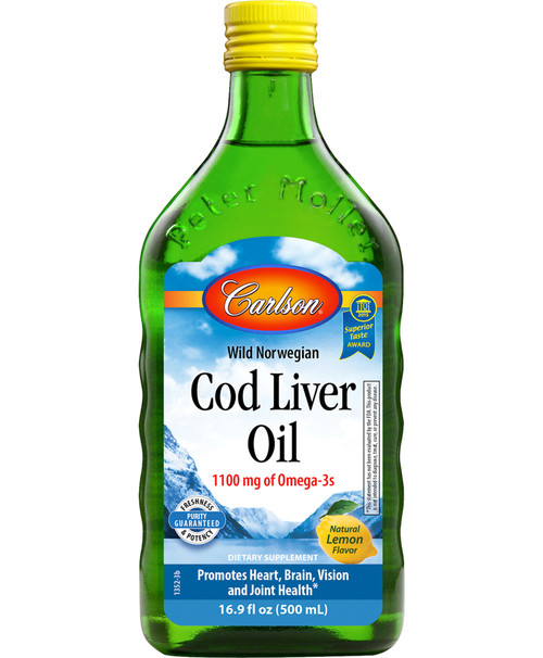 Cod Liver Oil Lemon 16.9 ounce