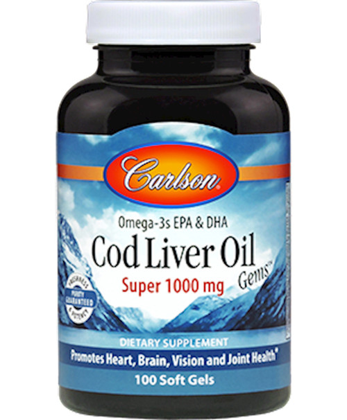 Super Cod Liver Oil 1000 mg 100 soft gels