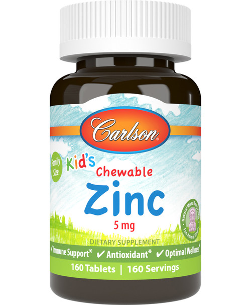 Kids Chewable Zinc 5 mg 160 tablets