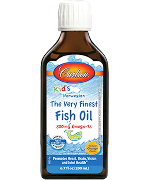 Carlson for Kids Finest Fish Oil Orange 200 milliliters