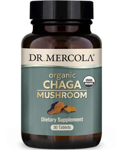 Chaga Mushroom, Organic 30 tablets