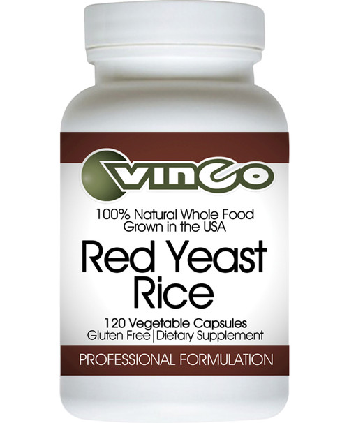 Red Yeast Rice (Rx) 120 veggie capsules 600 milligrams