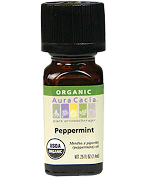 Peppermint Organic Essential Oil 0.25 ounce