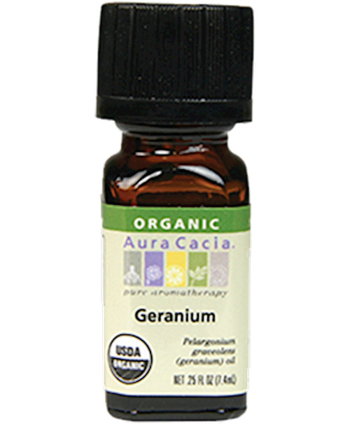 Geranium Organic Essential Oil 0.25 ounce