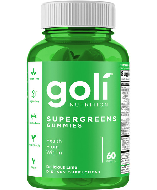 Goli Super Greens Gummies 60 gummies