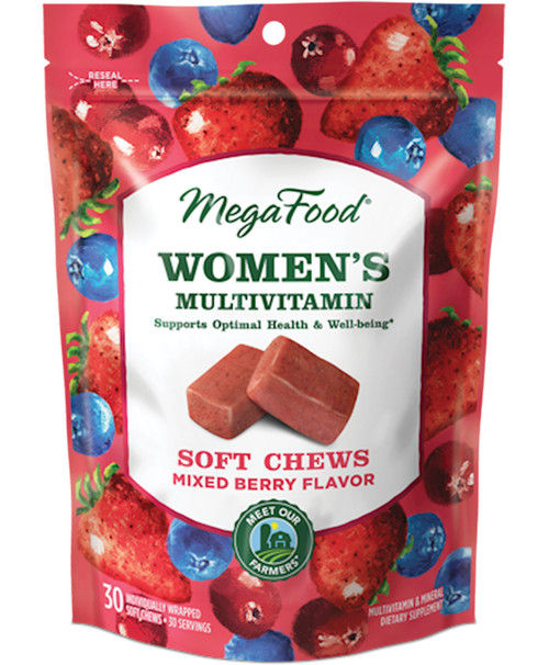 Womens Multivitamin 30 soft chews Mixed Berry