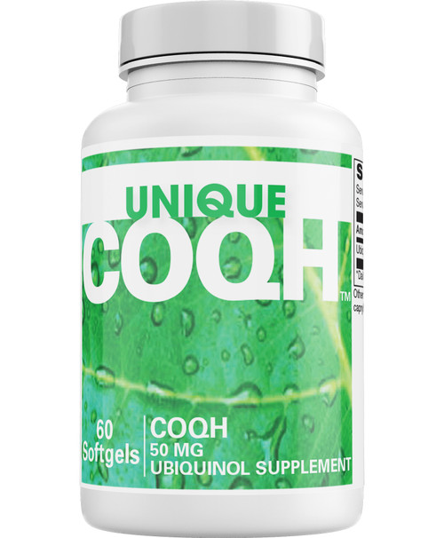 Unique CoQH 60 soft gels 50 milligrams