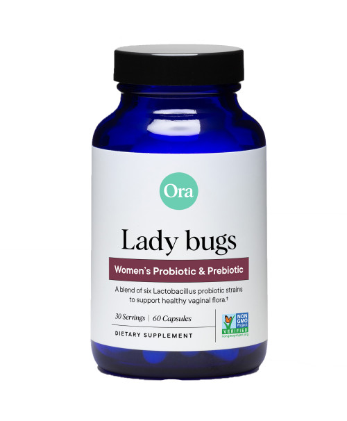 Lady Bugs: Womens Probiotic and Prebiotic 60 capsules