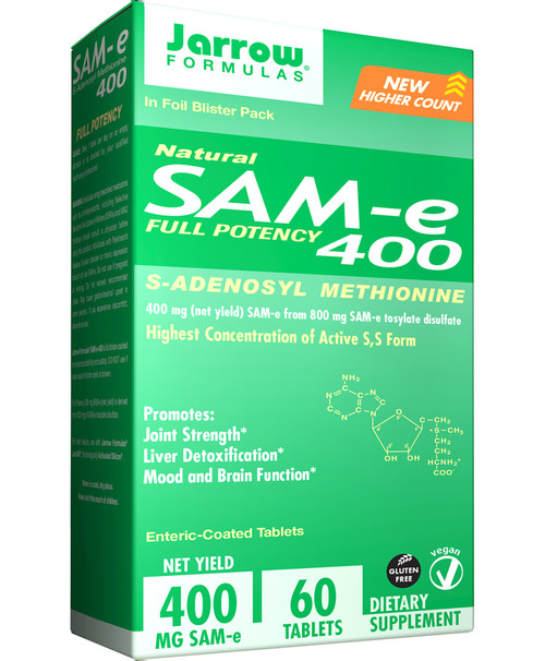 SAM-e 60 veggie tablets 400 milligrams
