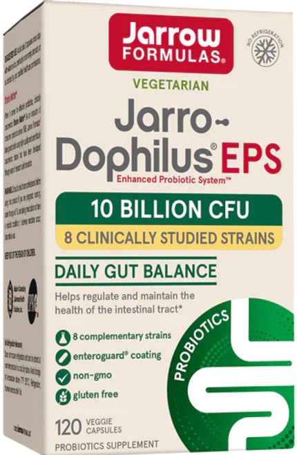 Jarro-Dophilus EPS 120 veggie capsules 10 billion CFU