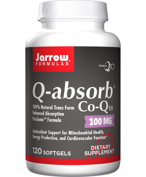 Q-Absorb Co-Q10 120 soft gels 100 milligrams