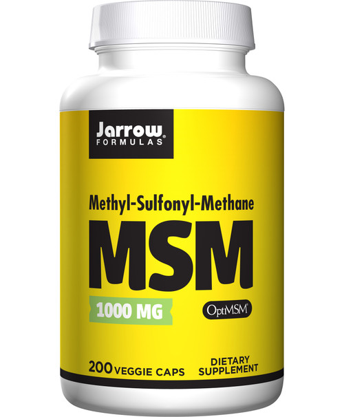MSM Sulfur 200 veggie capsules 1000 milligrams