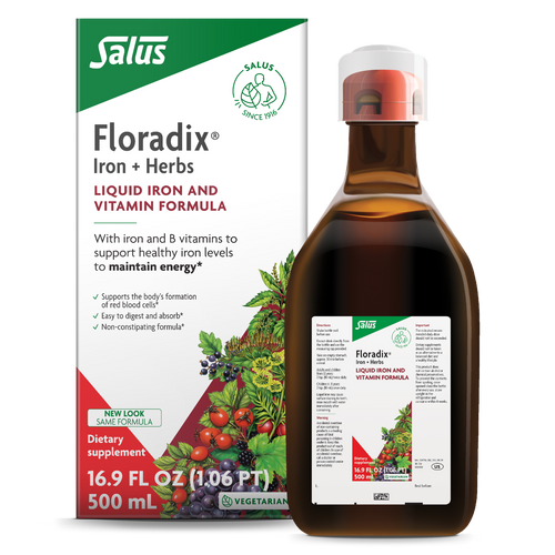 Floradix Iron + Herbs Liquid Herbal Supplement 16.9 ounce