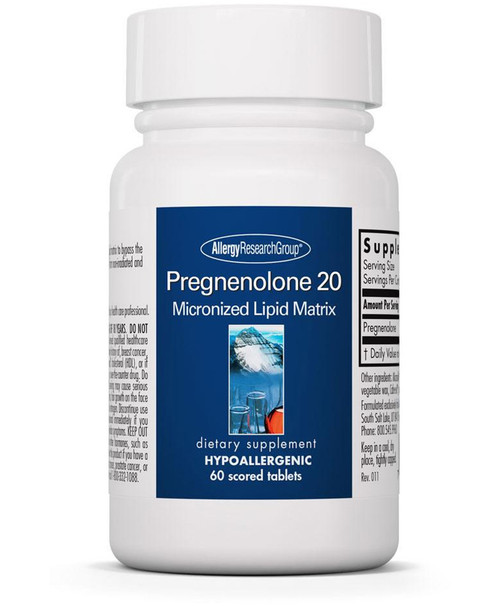 Pregnenolone 60 tablets 20 milligrams