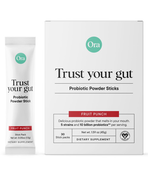 Trust Your Gut: Adult Probiotic Stick 30 count Fruit Punch
