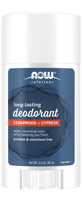 Long-Lasting Deodorant Stick 2 ounce Cedarwood+Cypress
