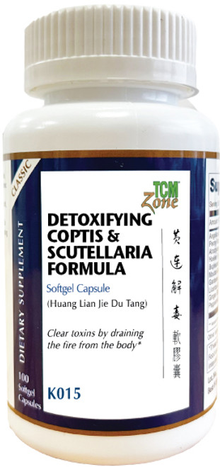 Detoxifying Coptis and Scutellaria Formula 100 soft gels Detoxifying Coptis and Scutellaria Formula 100 soft gels