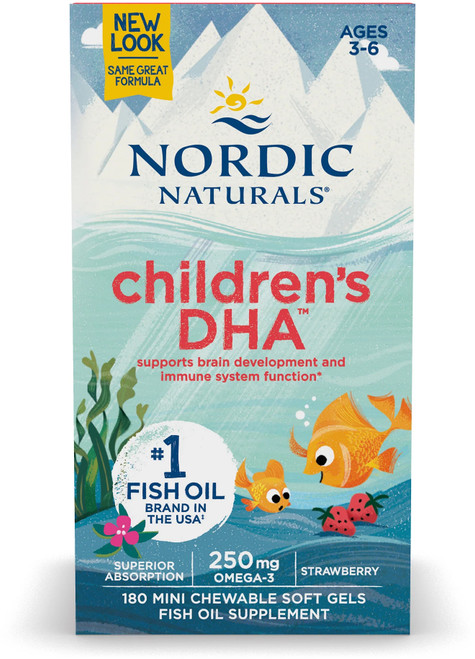Childrens DHA 180 soft gels Strawberry Childrens DHA 180 soft gels Strawberry