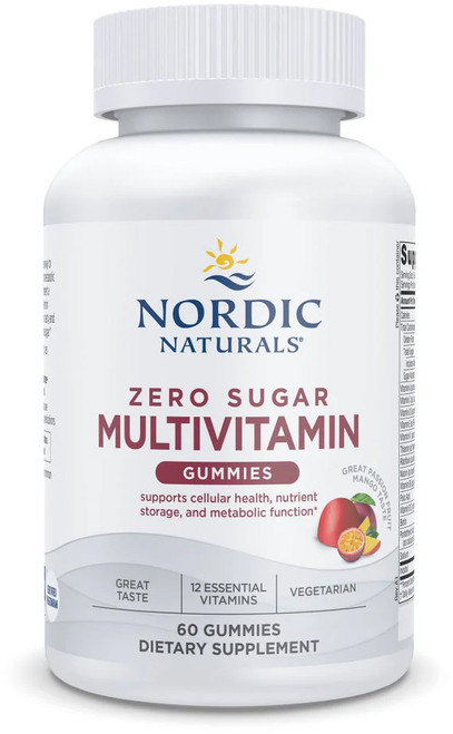 Zero Sugar Multivitamin Gummies 60 gummies Passion Fruit Mango