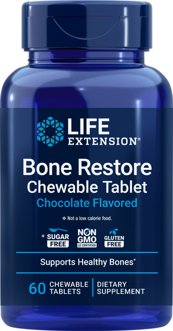 Bone Restore Calcium Supplement 60 chewable tablets CALIFORNIA ONLY