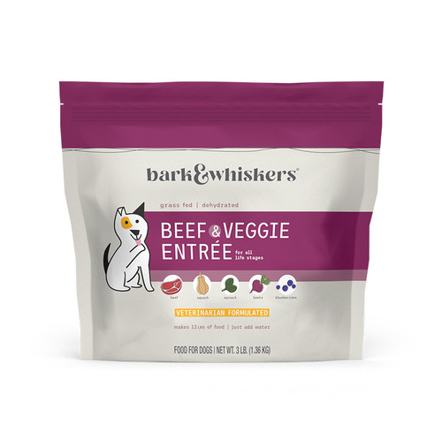 Dehydrated Dog Food - Beef and Veggie Entree 3 pounds Dehydrated Dog Food - Beef and Veggie Entree 3 pounds