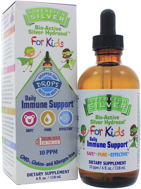Bio-Active Silver Hydrosol Immune Kids Dropper 4 ounce Bio-Active Silver Hydrosol Immune Kids Dropper 4 ounce