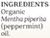Peppermint Organic Essential Oil 0.25 ounce