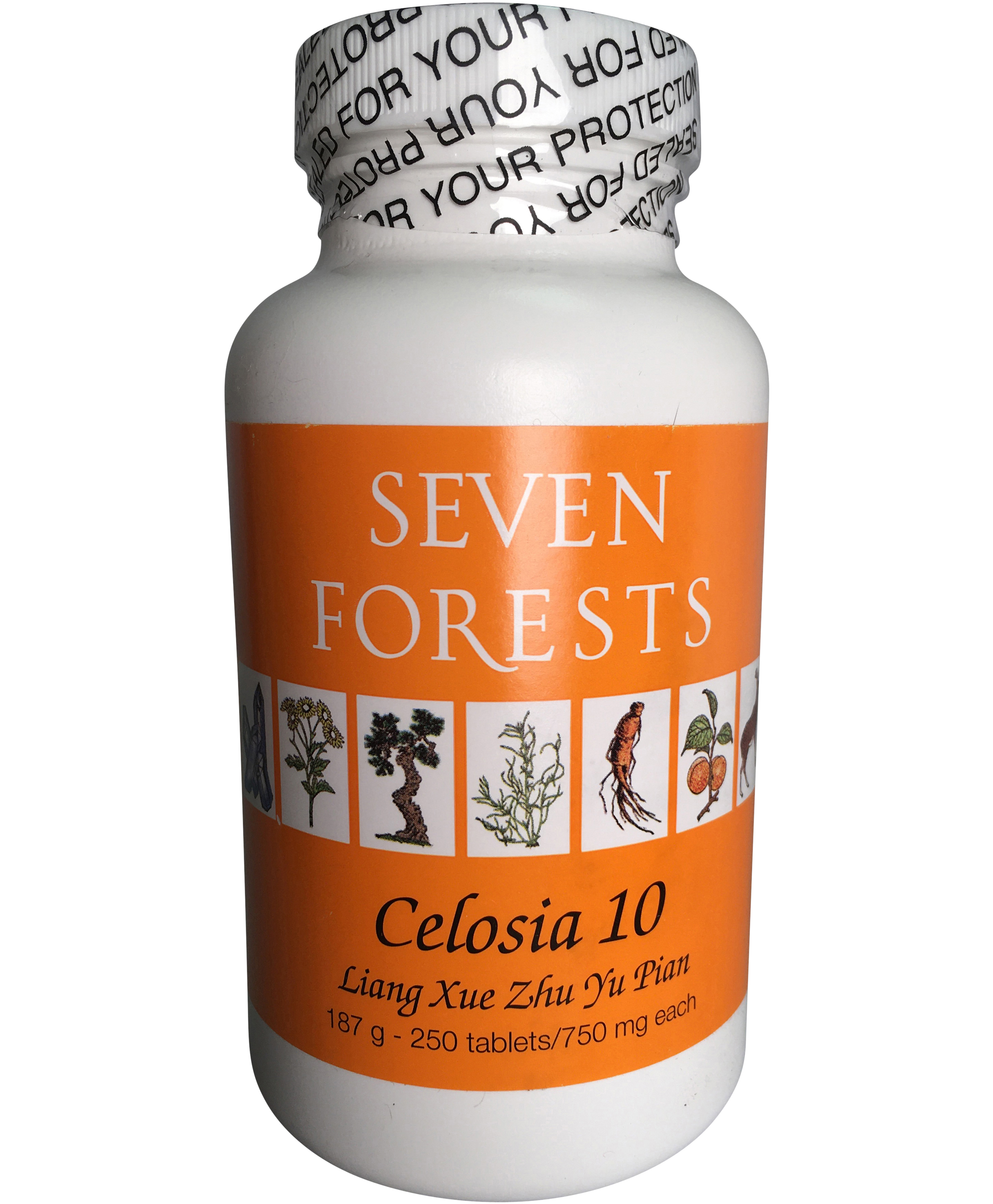 Seven Forests Celosia 10 250 Tablets | Eye Health Support and