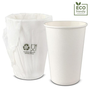 BICCHIERE CARTA in busta materbi eco-friendly BICCHIERE CARTA in busta materbi eco-friendly
