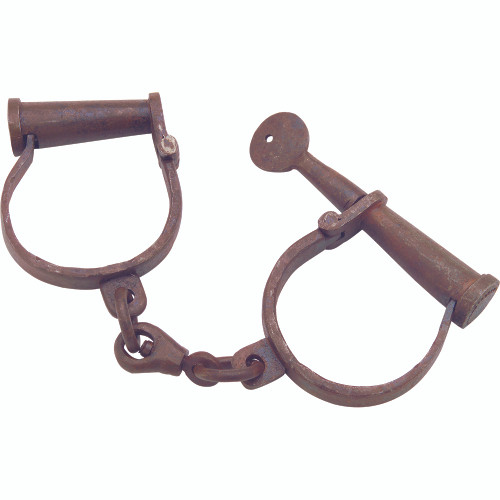 Old West Replica Handcuffs Main Image