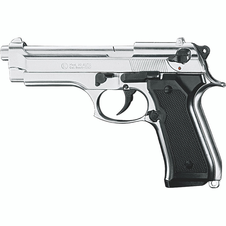 Kimar Mod. 92 8MM Semi-Auto Blank Firing Pistol - Nickel Finish Main Image