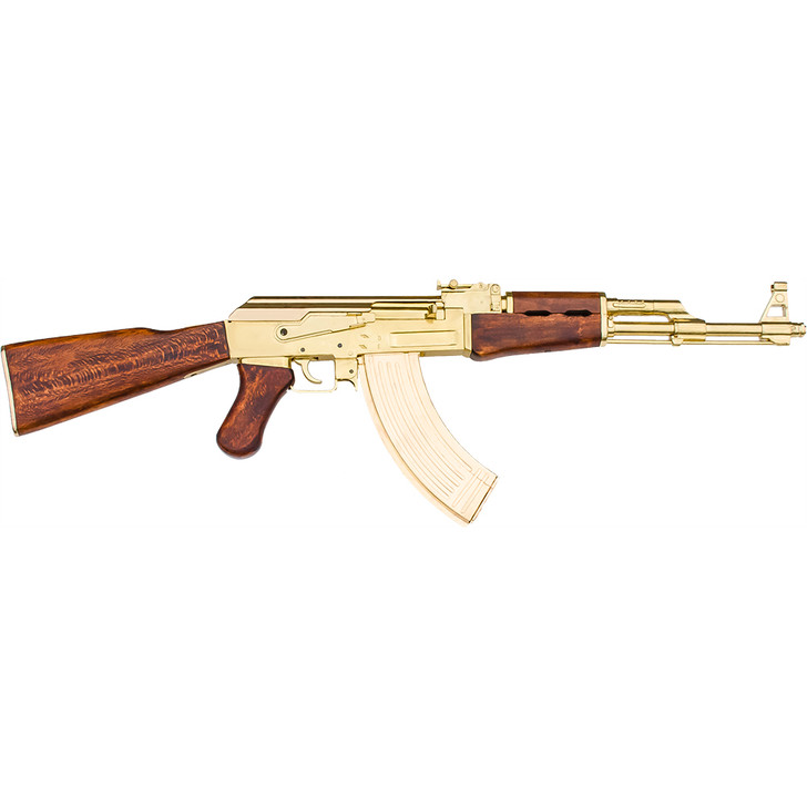 Replica Russian Assault Rifle Non-Firing Gun Gold Finish Main Image