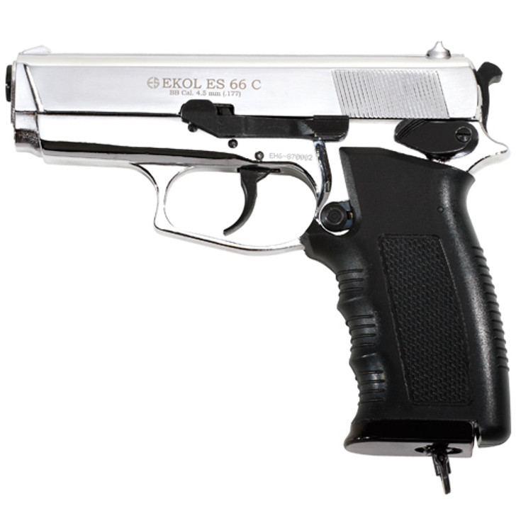 Ekol ES 66C Compact  CO2 BB Pistol - Chrome Finish Main Image