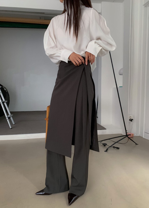 Dion Lee Skirt Panel Straight Let Trousers - Farfetch