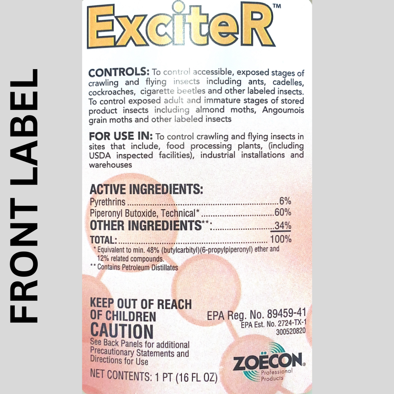 ZOECON Exciter Pyrethrum Solution, 16oz