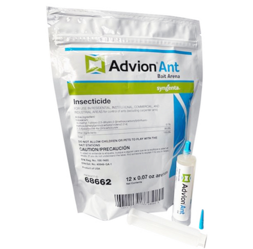 One Tube of Advion Ant Gel with Plunger and Tip - 12 Advion Ant Bait Stations