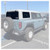 2021-2026 Ford Bronco Hard Top (4 Door) Square in White