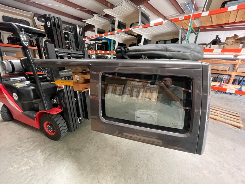 Used Factory Original Jeep Wrangler JKU 4-Door Hard Top in Granite Crystal